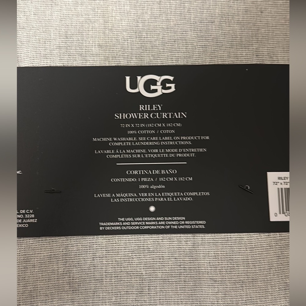UGG Riley Shower Curtain - Picture 4 of 4